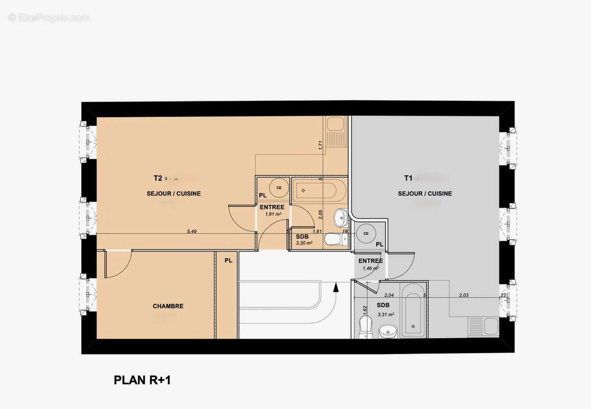 Appartement à MARSEILLE-3E