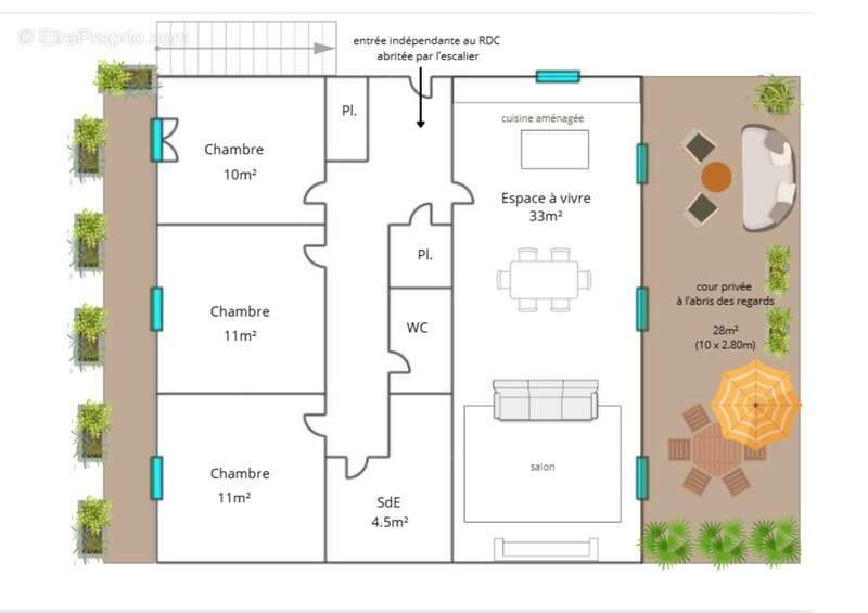 Appartement à LONGEVILLE-SUR-MER