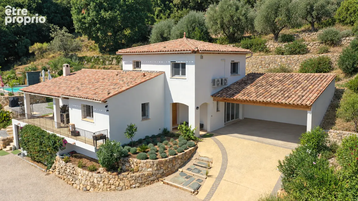 Villa Le Tignet 130 m²  sur terrain de 1500 m² avec piscine et belle vue - photo 2