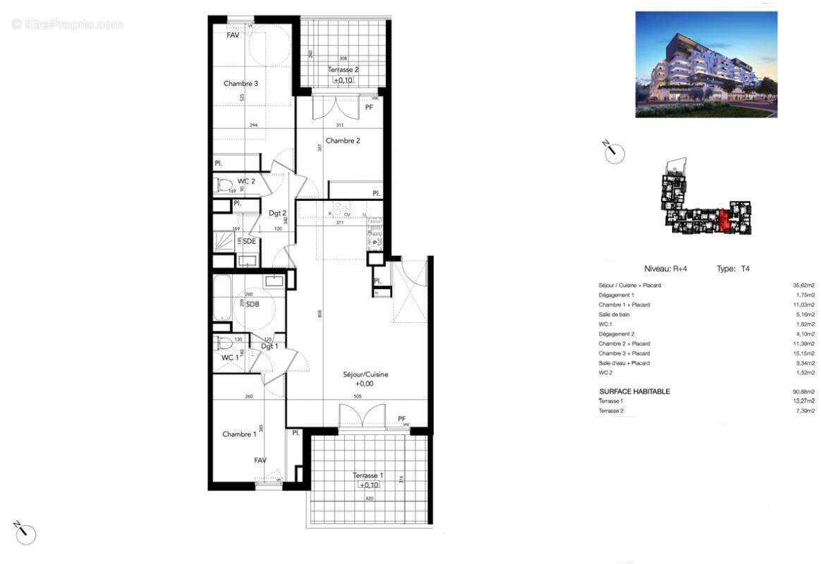 Appartement à BEZIERS