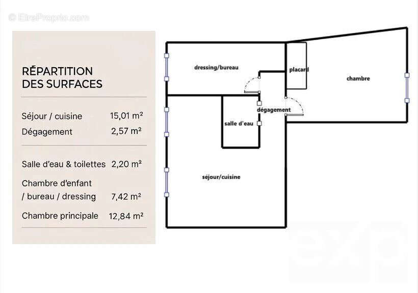 Appartement à PARIS-13E