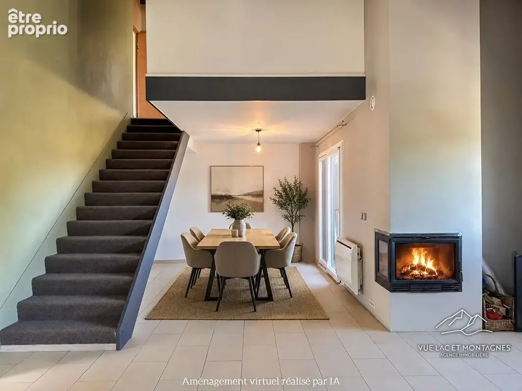 Duplex 94 m² Dernier étage avec ascenseur Centre-ville Douvaine - photo 2