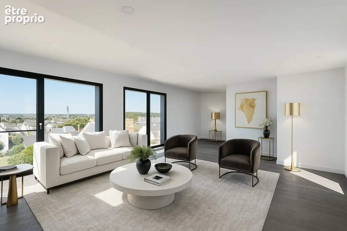 Département du Finistère (29) - À vendre : Crozon, centre-ville - Appartement penthouse T6 de 183 m² habitable avec vue panorami - photo 2