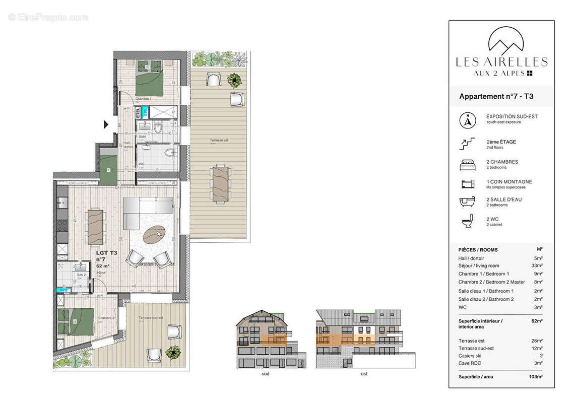 Appartement à MONT-DE-LANS