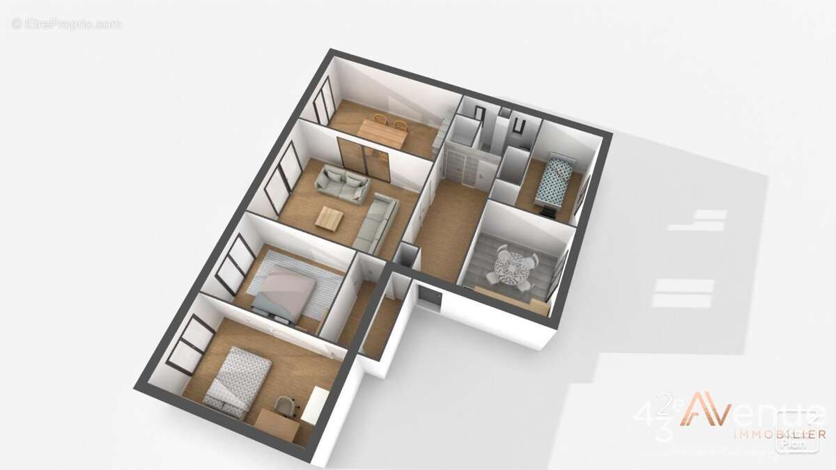 Appartement à ANDREZIEUX-BOUTHEON