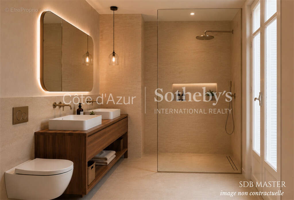Nice Musiciens : Appartement bourgeois rénové 3 chambres avec prestations haut de gamme - photo 4