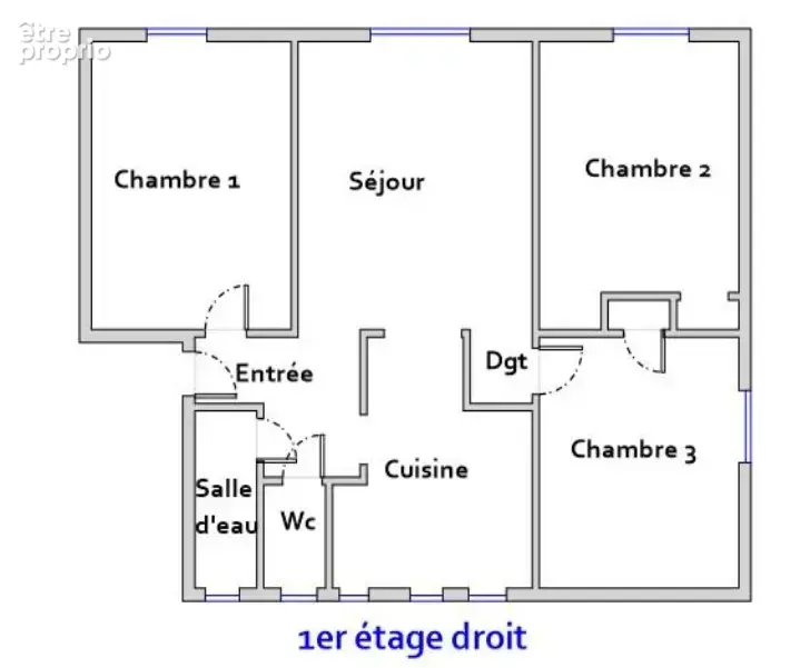 Appartement T4 avec cave, Rue du Marechal Joffre 26000 VALENCE - photo 12