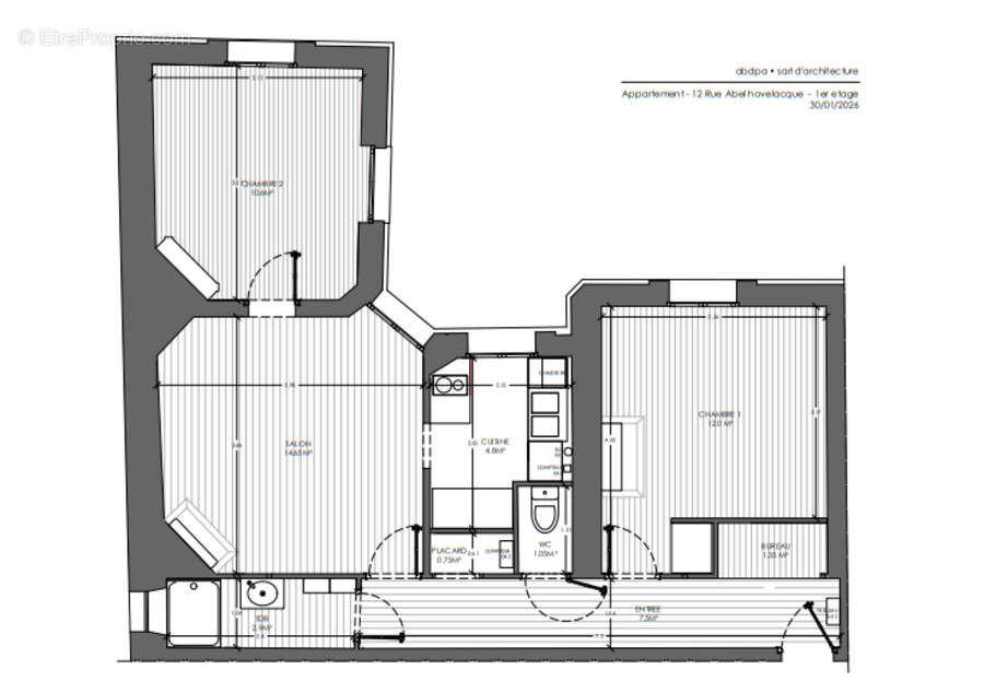Appartement à PARIS-13E