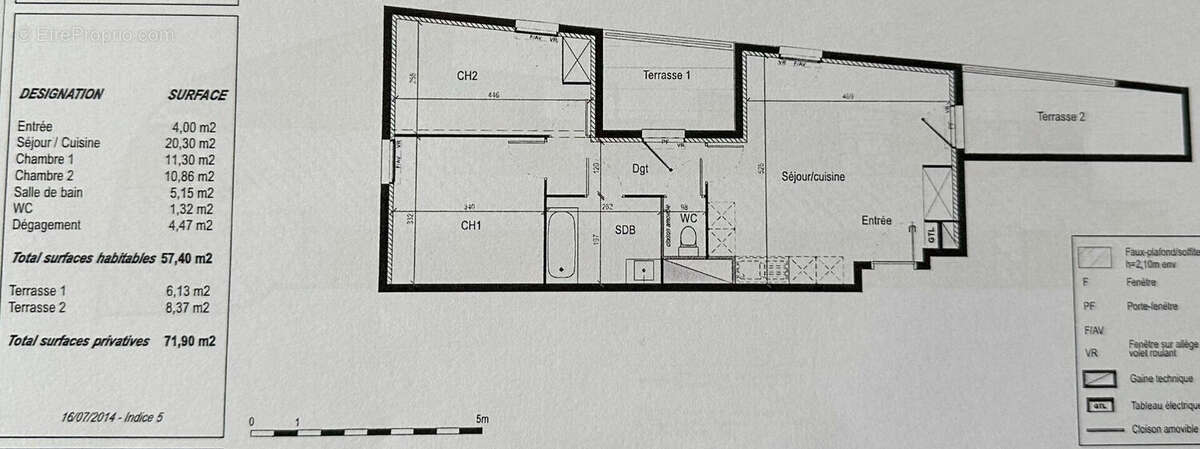 Appartement à SAINT-JEAN-DE-VEDAS