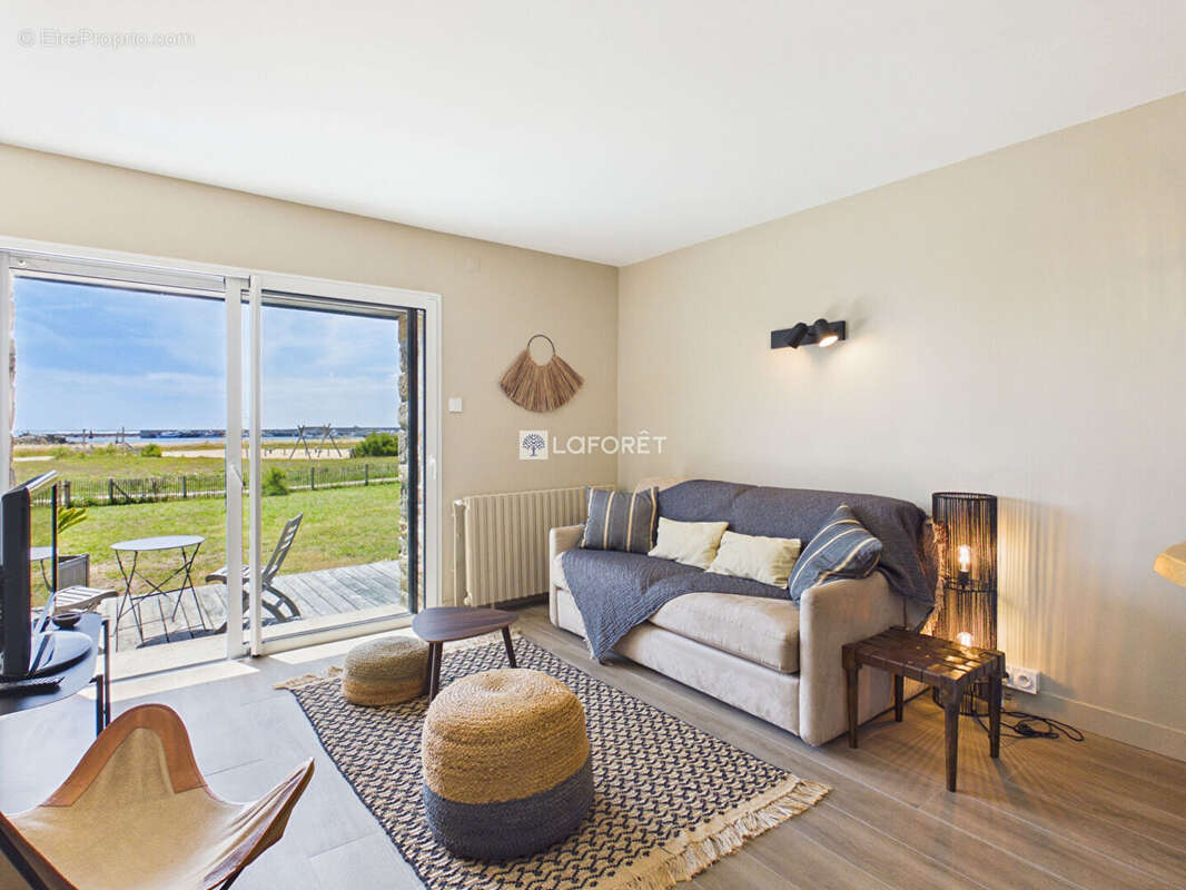 SAINT GUÉNOLÉ -PENMARC'H - Studio  avec terrasse vue mer - photo 4