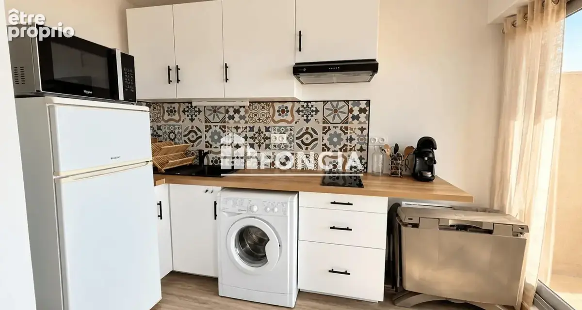 Canet sud – studio cabine 19 m² – vue mer – terrasse – parking au pied de la résidence – gardien - photo 6