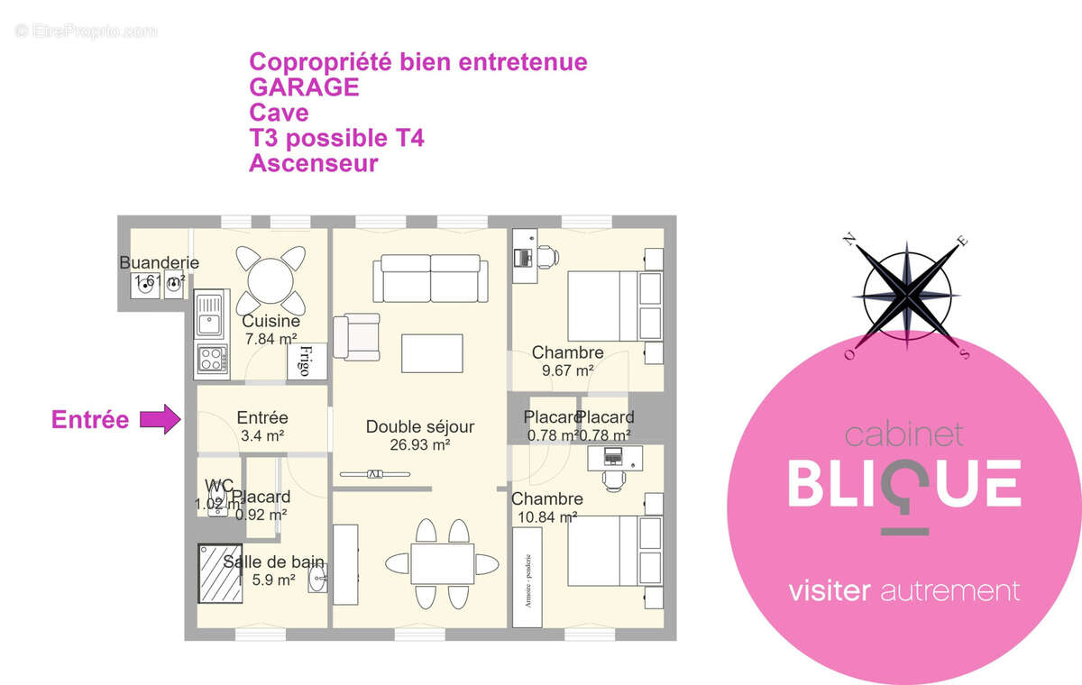 Appartement à VANDOEUVRE-LES-NANCY