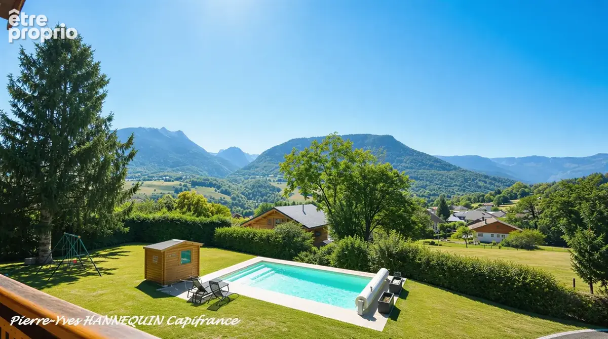 Chalet avec vue panoramique, piscine chauffée et T2 indépendant - photo 7