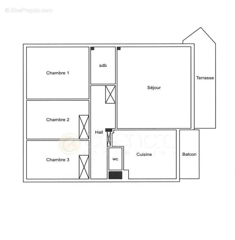 Au  dernier étage d un petit immeuble ! Bel appartement au Cannet quartier Europe  proche  commodités - photo 12