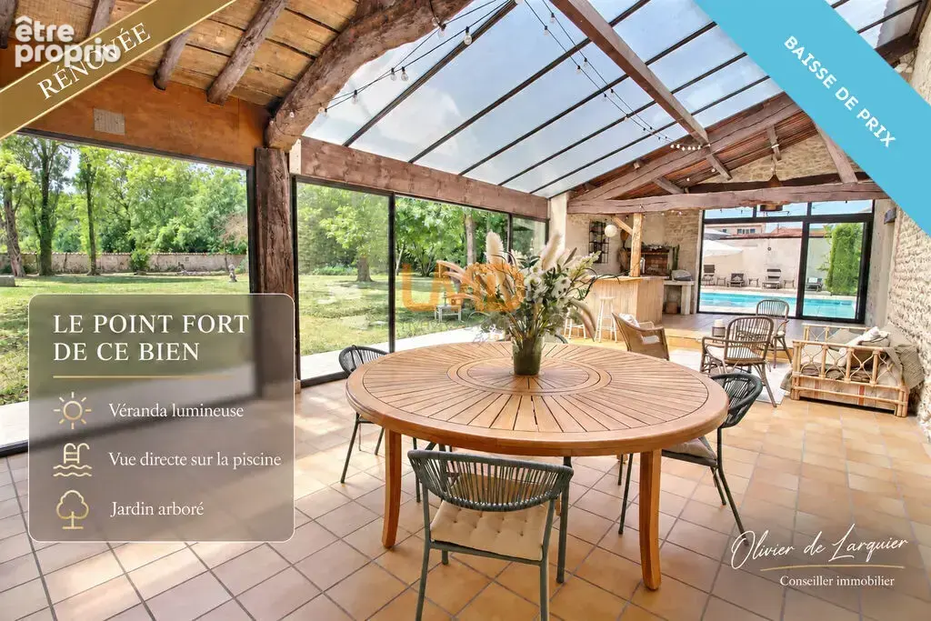 Demeure ancienne rénovée avec piscine - photo 1