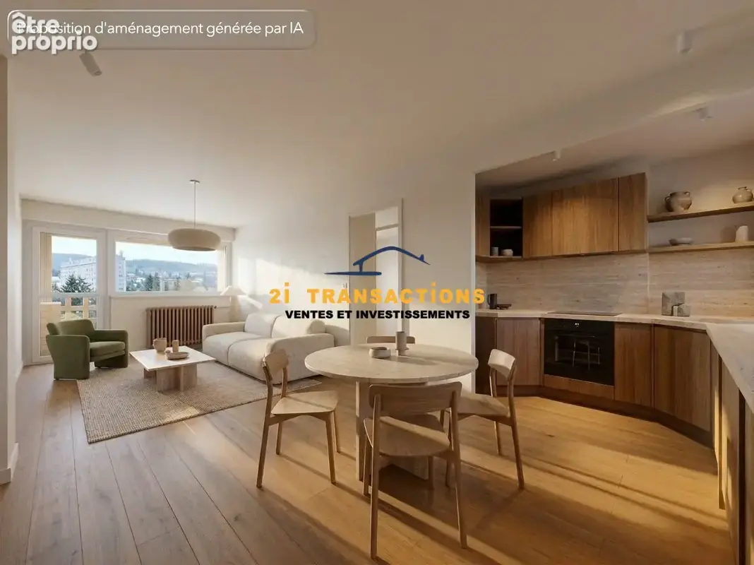 Appartement 55 m² à Saint-Etienne  - photo 2