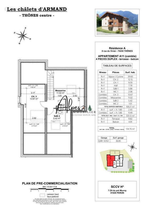batiment A - Appartement à THONES