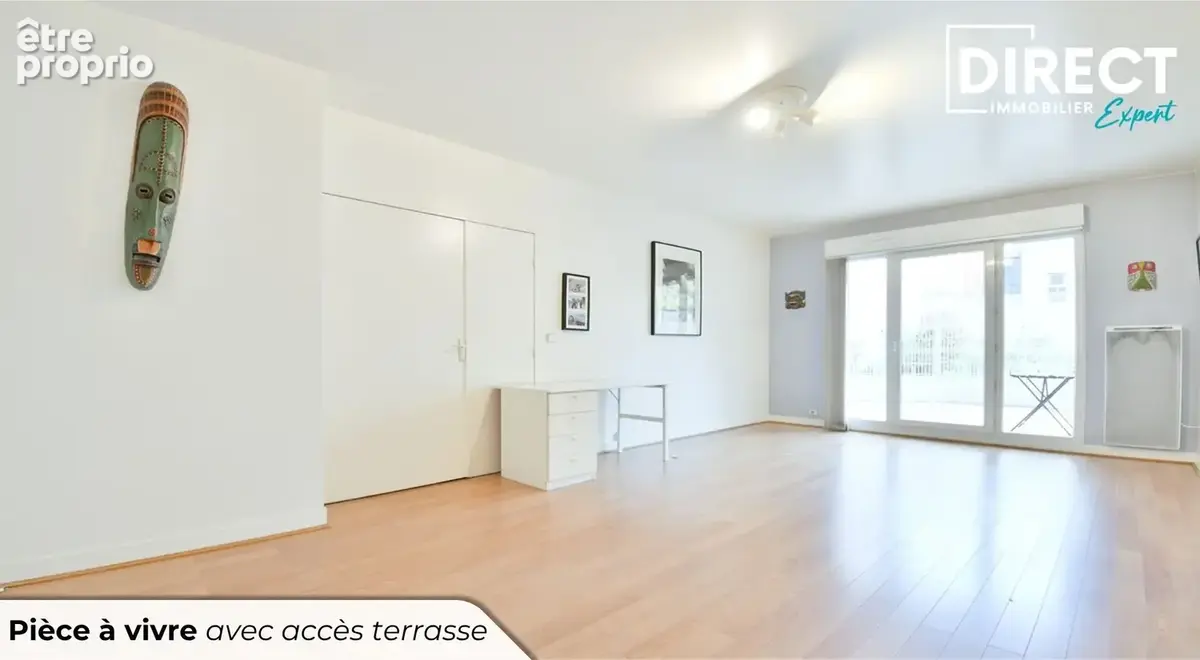 Lfortville hyper-centre   appartement 2 pièces 50 m2 en rez-de-jardin avec terrasse de 19 m2 et parking en sou - photo 2