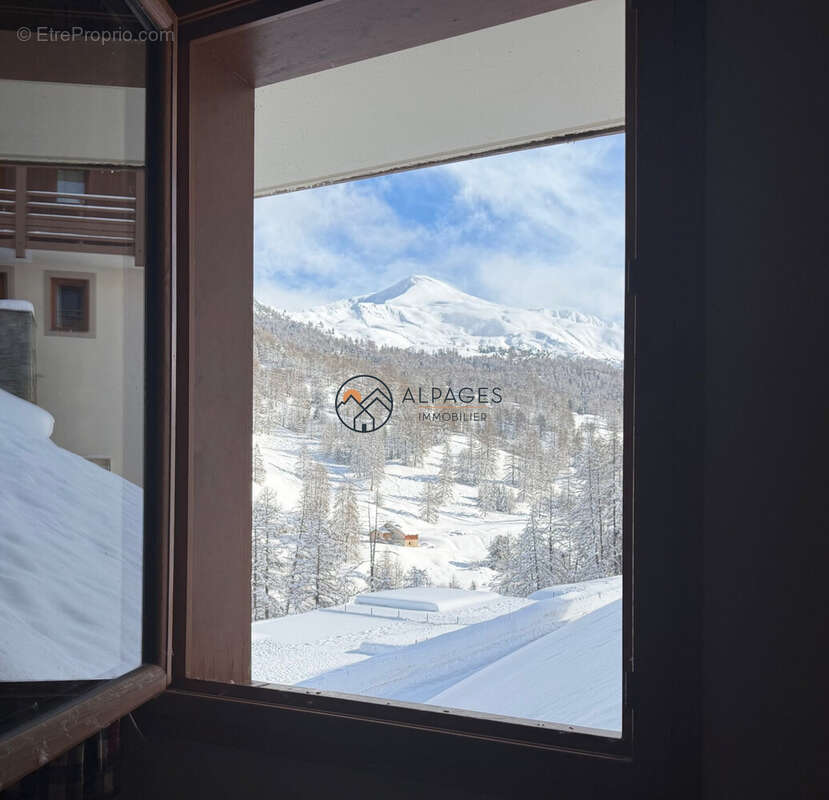 vue chambre 1 - Appartement à VARS