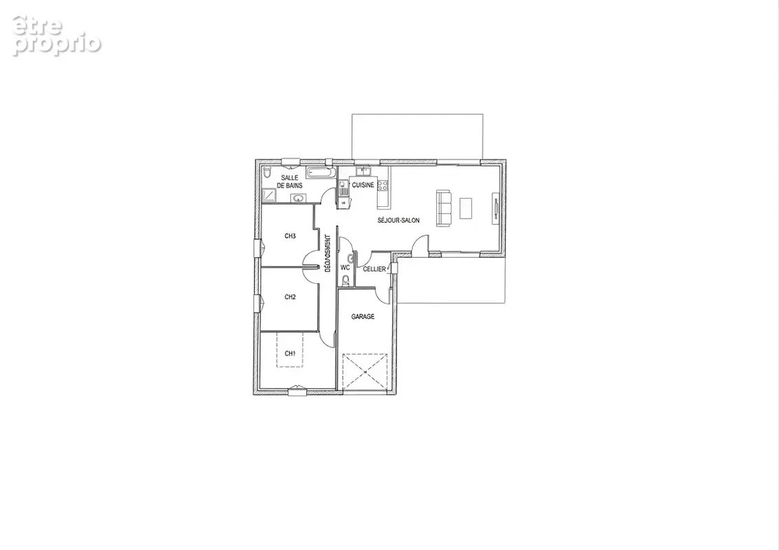 Maison plain-pied PMR 94 m2   3 chambres à Jaunay-Marigny - photo 15