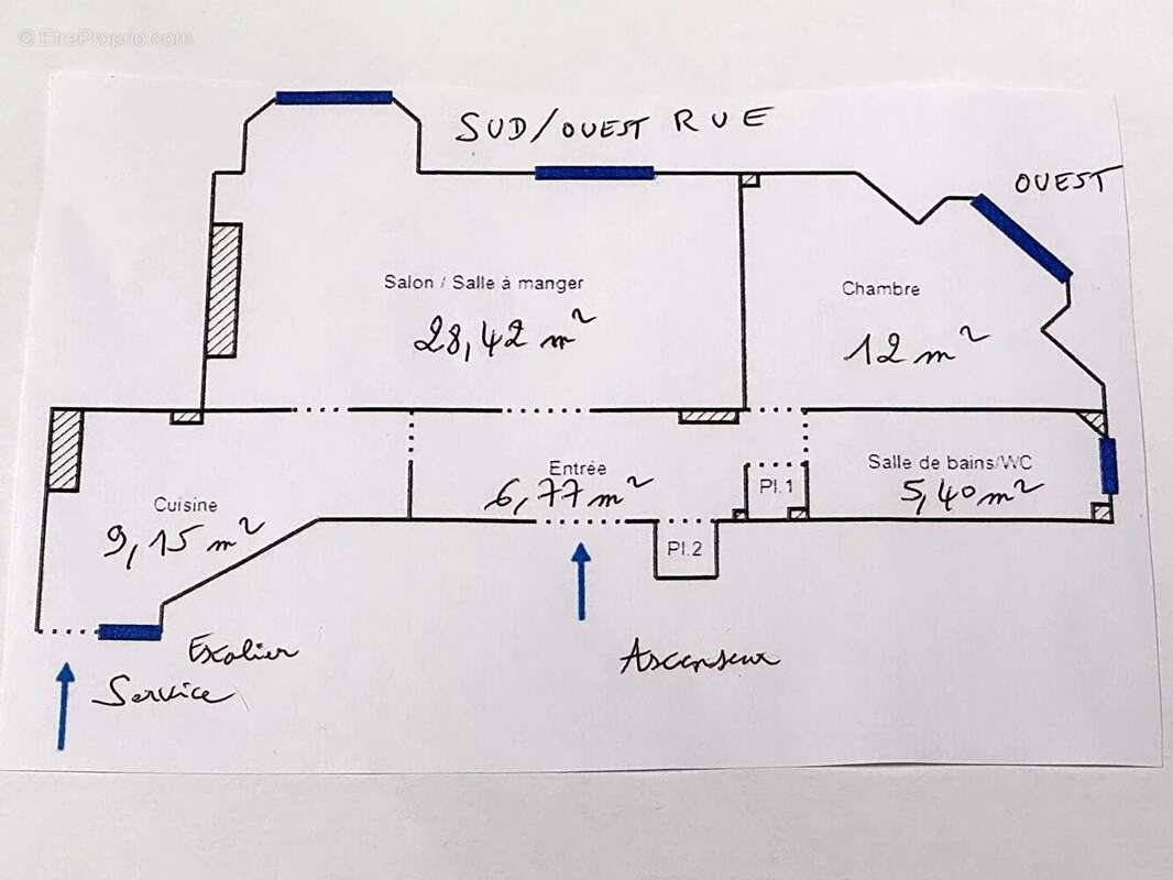 Appartement familial 3 pièces 63 m2 75016 Paris : - photo 7