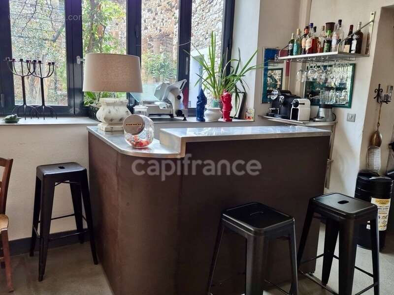 POUZILHAC (30) Maison de village à vendre 9 pièces avec petite piscine, jardin - photo 9