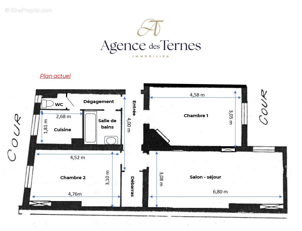 Appartement à PARIS-17E