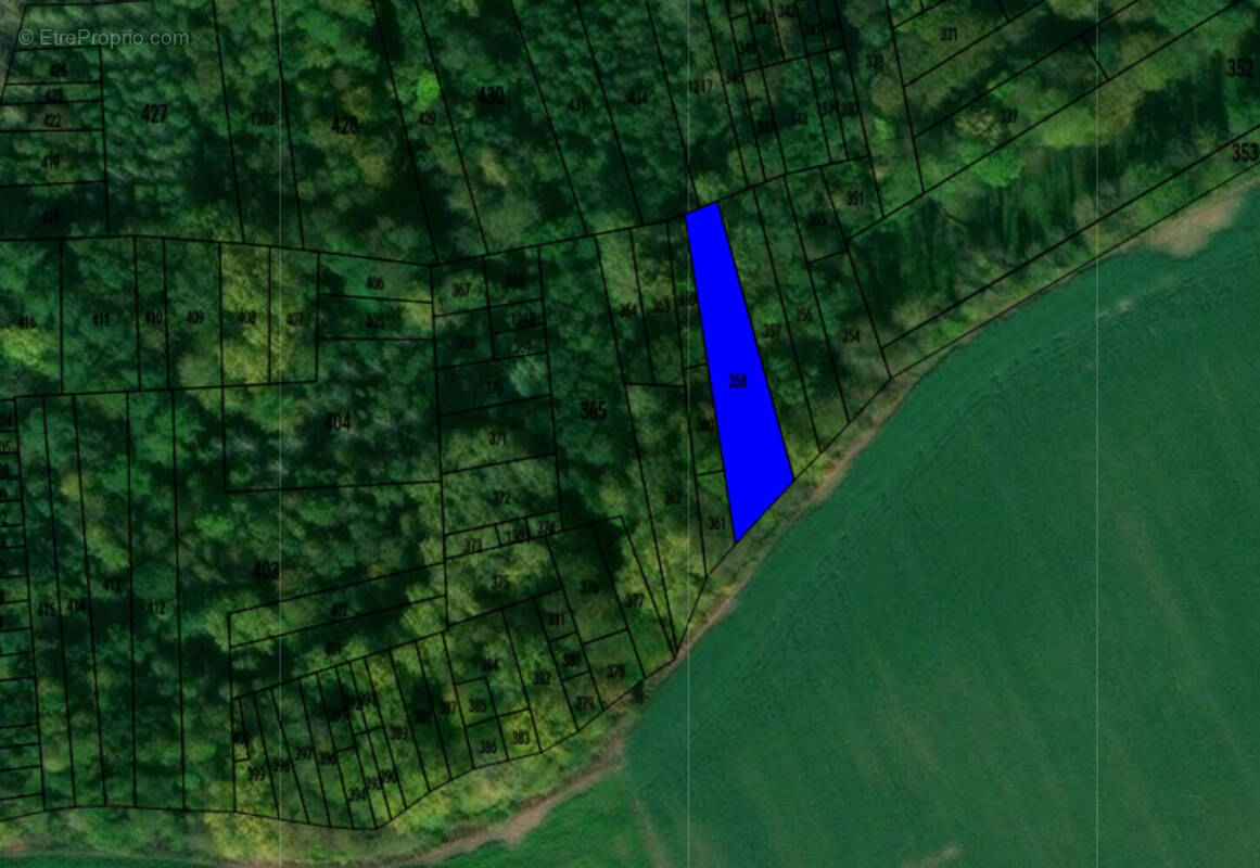Terrain boisé de 977 m² - Breuil-le-Vert 1 - Terrain à BREUIL-LE-VERT