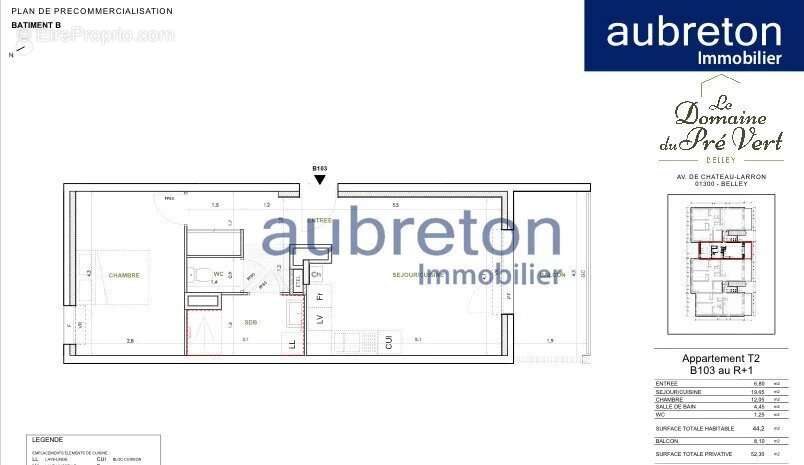 Appartement à BELLEY