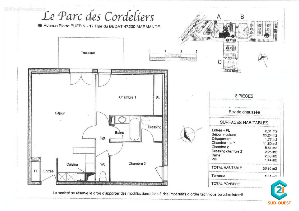 Appartement à MARMANDE