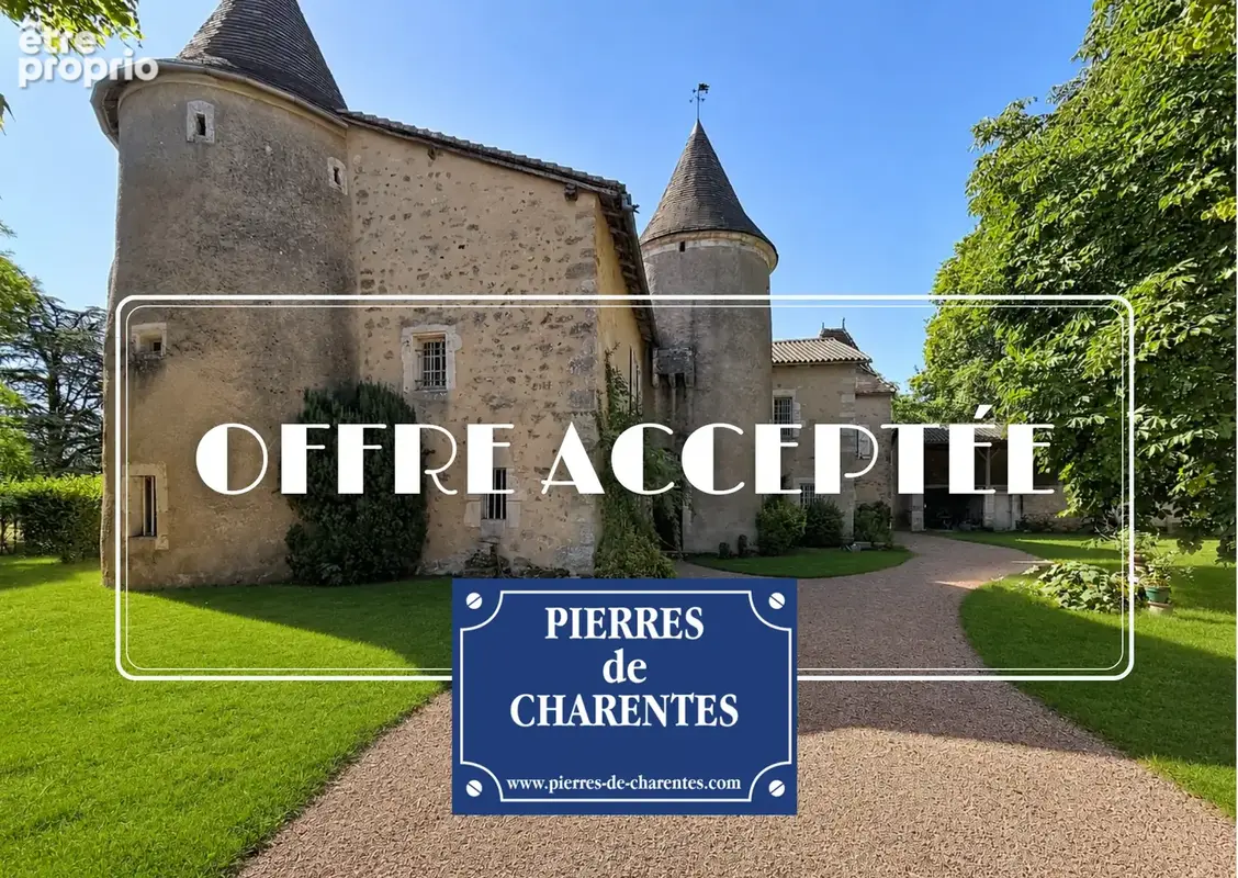 Manoir de caractère et sa maison de gardien au cœur d'un petit village charentais - photo 5