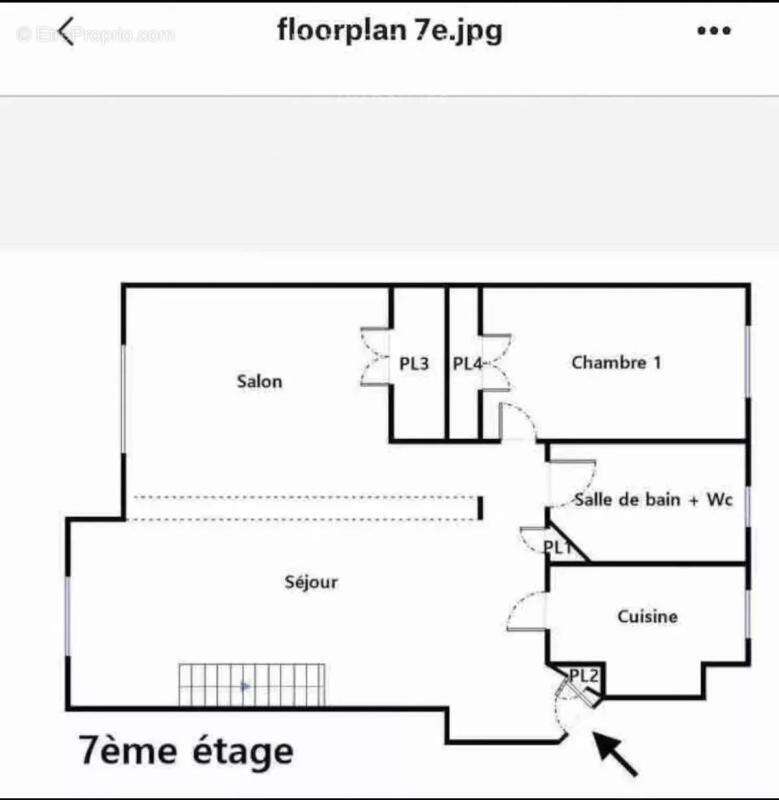 Appartement à PARIS-15E