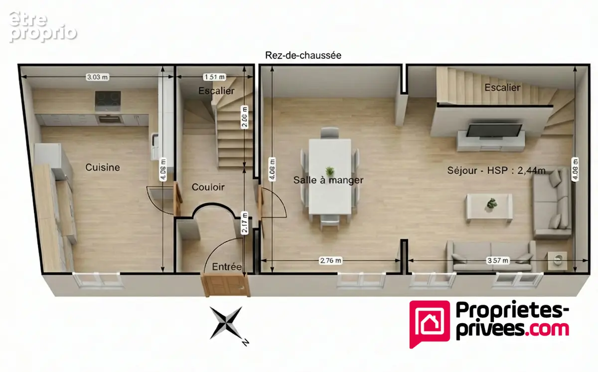 Maison de bourg - 5 pièce(s) 86 m2 - photo 8