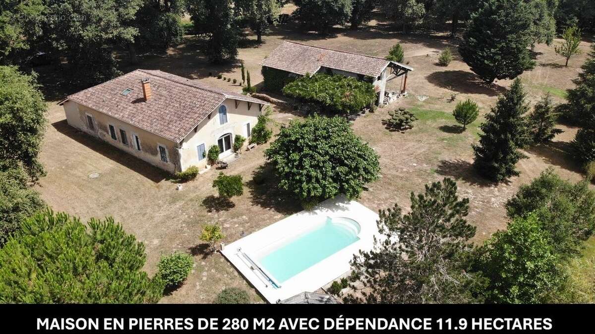maison #landes #gabarret #dépendances #piscine #cheveaux  - Maison à GABARRET