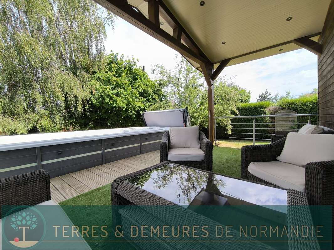 A 10 minutes de grand-bourtheroulde (27520), maison 4 chambres sur sous-sol, veranda et spa de nage sur terrain 1390 m². - photo 10