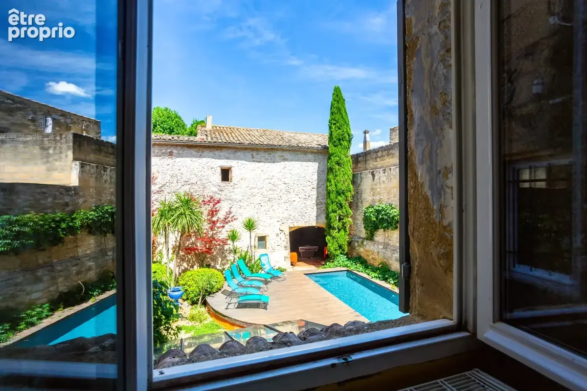 Maison de caractère avec jardin clos, piscine et importantes dépendances – à 10 mn d’Uzès - photo 15
