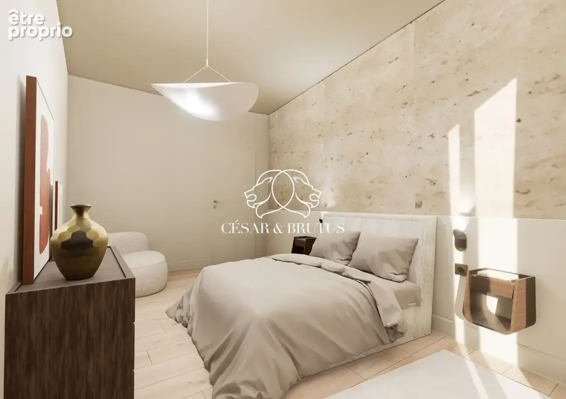 Chambre - Projection architecte home stage virtuel