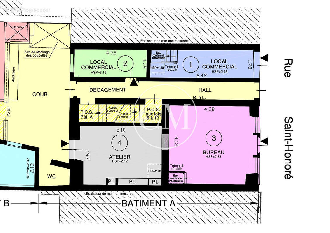 Commerce à VERSAILLES
