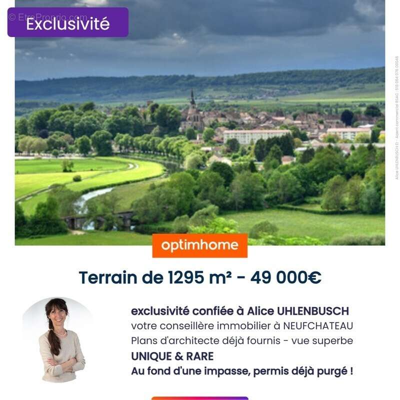 Terrain à NEUFCHATEAU