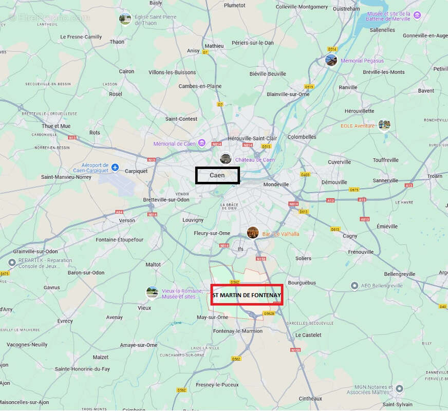 Terrain à SAINT-MARTIN-DE-FONTENAY