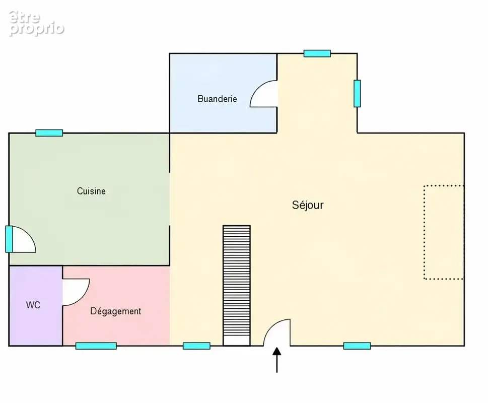 Maison en pierre à vendre près de Livernon, avec piscine, court de tennis et annexe pour invités - photo 17