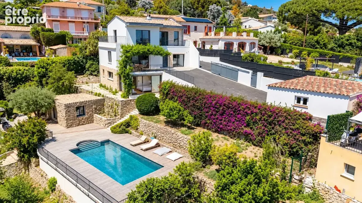 Golfe-juan – proche super cannes  villa 200 m² – vue mer – piscine - photo 4