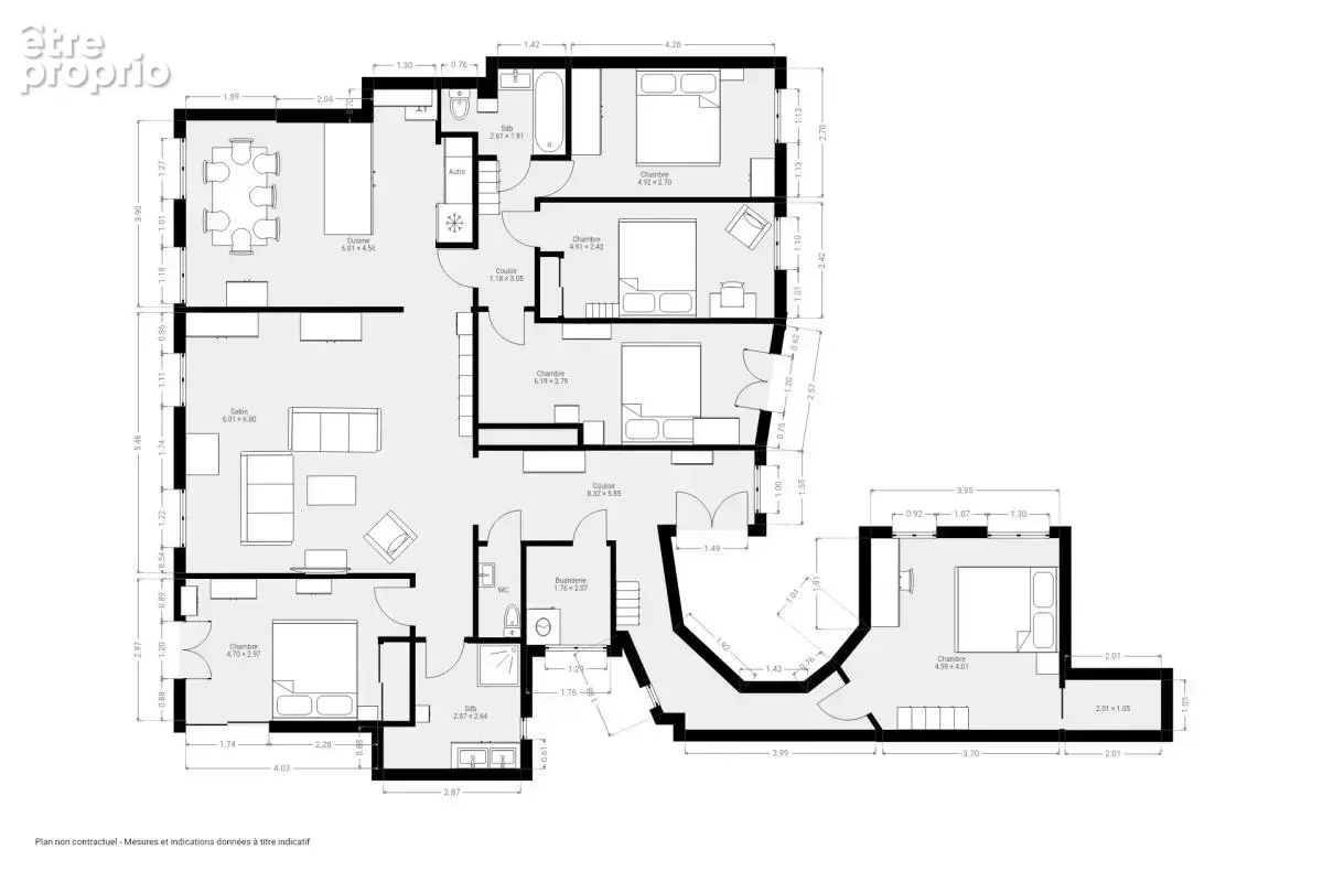 Coup de coeur - Grand appartement traversant 6 pièces - 161 m² au sol - photo 17