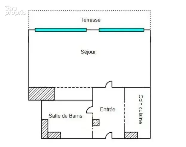 Nice Pasteur Studio 31m² Terrasse "Antonia" - photo 7