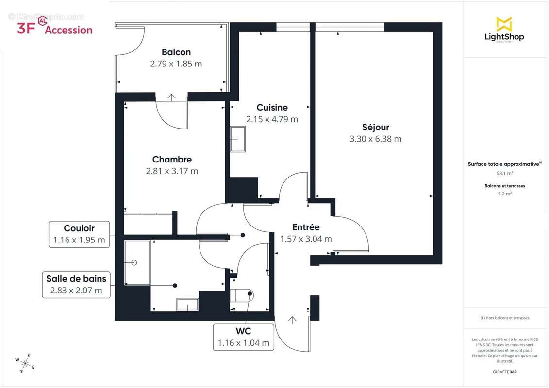 Appartement à CHOISY-LE-ROI
