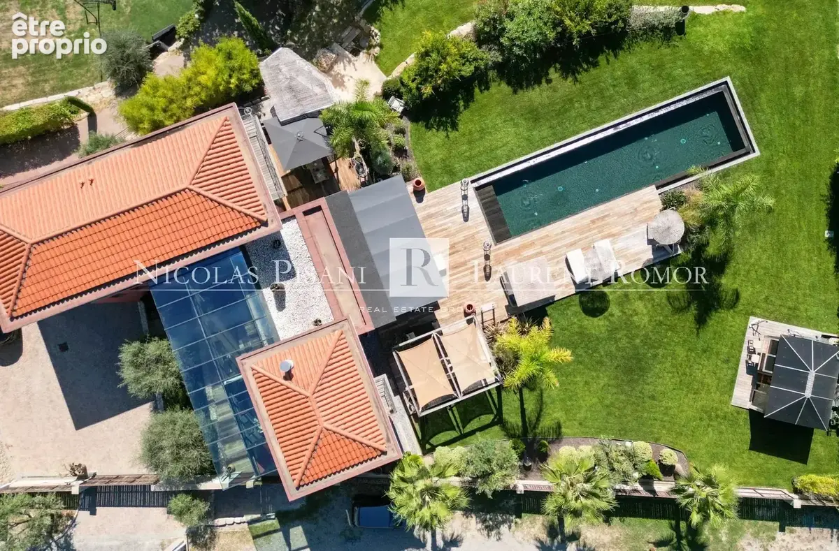 Co-exclusivité propriete a vendre a nice - cremat - villa d'architecte - piscine - vue mer - photo 3