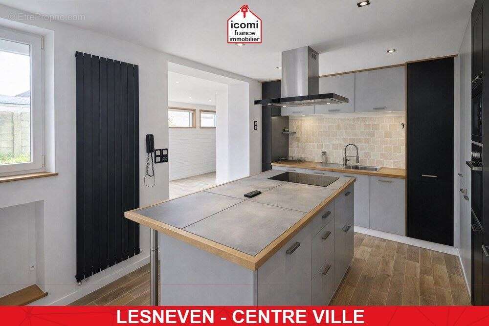Finistere - lesneven (29260) - a vendre - maison t5 avec extension recente - 700m² de terrain - piscine - garage - dpe b - non m - photo 6