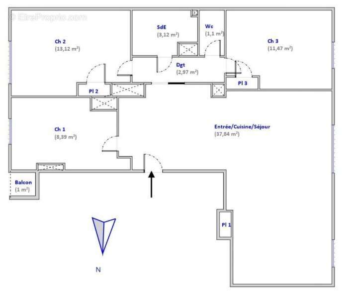 Appartement à VILLEURBANNE