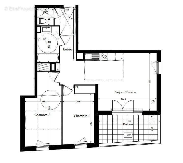 Appartement à CASTELNAU-LE-LEZ
