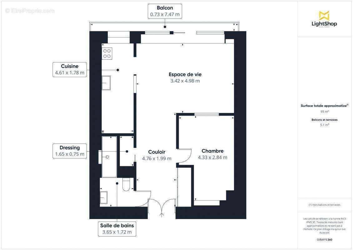 Appartement à BOULOGNE-BILLANCOURT